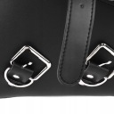 2PCS МОТОЦИКЛ SADDLE BAG ЧЕРНЫЙ PU SKORZANIE БОЛЬШАЯ ЕМКОСТЬ Q8  фото 6