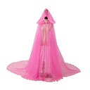 Plášť s kapucňou Ženy Svadobný tyl Cape s kapucňou Ružová Dominujúci vzor iný vzor