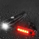 СВІТЛОДІОДНА ВЕЛОСИПЕДНА ЛАМПА ПЕРЕДНЯ НА USB МІЦНА ЗАДНЯ КОМПЛЕКТ КЕРМА ВЕЛОСИПЕД СВІТЛО