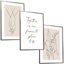 30x40 НАБОР ФОТОГРАФИЙ В РАМКЕ ПЛАСТЕРОВАЯ РАМКА РУКИ СЕМЬЯ ЛЮБОВЬ БОХО