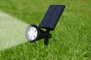 Солнечный светодиодный садовый прожектор с шипом на солнечной батарее SuperLED.