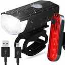 СВЕТОДИОДНЫЙ ВЕЛОСИПЕДНЫЙ ФОНАРЬ ПЕРЕДНИЙ ЗАДНИЙ USB-КОМПЛЕКТ ДЛЯ ВЕЛОСИПЕДА