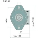 ДВИГУН ГИДРАВЛІЧНИЙ OMP X 250 CM3 FI 25 MM 8,4KW  (17178232864) фото min 5