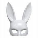 МАСКА ЗАЙЧИКА С ДЛИННЫМИ УШАМИ, БЕЛАЯ
