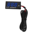 DC 12V INDICADOR TEMPERATURA DE AGUA LCD AZUL 