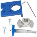 РЕГУЛИРУЕМАЯ ФРЕЗЕРОВКА ДЛЯ ПЕТЛЕЙ ДЛЯ БАНОК 35 ММ + ШАБЛОН