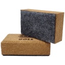 ПРОБКОВЫЙ ШЛИФОВАЛЬНЫЙ БЛОК С ВОЙЛОМ 65ММ Х 110ММ