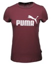 PUMA T-Shirt damski Essential Logo bordowy S Marka Puma