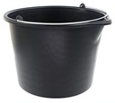 ВЕДРО БЫТОВОЕ СТРОИТЕЛЬНОЕ С ВОРОНКОЙ, ЧЕРНОЕ, 12Л