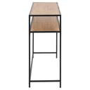 Stôl WATTY farba prírodná hnedá 120x35 actona - TABLE/CONSOLE/ACT/WATTY/OAK Výška nábytku 79 cm