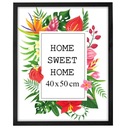 ДЕРЕВЯННАЯ РАМА ФОТОРАМКА ПОСТЕР КАРТИНЫ 40x50 50x40 см ЧЕРНАЯ