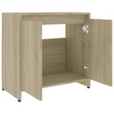 vidaXL Kúpeľňová skrinka, dub sonoma, 60x33x61 cm, drevotrieska Šírka nábytku 60 cm