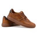 Мужские кожаные туфли на шнуровке SPORT STYLE 1801/2 AX Camel 42