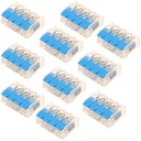 SZYBKOZŁĄCZE KABLOWE SAFE QBA 10 SZT. SZYBKOZŁĄCZKA 4X ZACISK DRUT LINKA