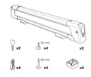 Uchwyt Bagażnik narciarski Thule SnowPack S 2 Pary