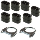 OPEL VECTRA C, резиновая подвеска, хомут глушителя