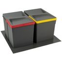 Kosz Segregator na śmieci 45 2x12L EMUCA