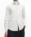 Calvin Klein koszula K10K110856 ACE beżowy M Rękaw długi rękaw
