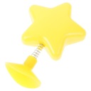 PLASTIC DECOR NA HELMET - WIRUJACE YELLOW STARS  photo 4