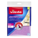 САЛФЕТКА ФИОЛЕТОВАЯ СИНЯЯ МИКРОФИБРА VILEDA ACTIFIBRE 2 шт.