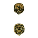 KOSMICZNA ZŁOTA METALOWA MONETA 50 1 SZT RPG