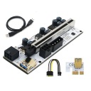 RISER PCI-E 1x-16x USB SATA MOLEX МАЙНИНГ БИТКОИНА