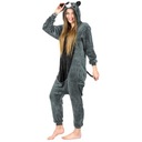 KOSTÝM ONESIE KIGURUMI KOMBINÉZA TEPLÁKOVÁ SÚPRAVA MÝVAL PYŽAMO JEDNODIELNE L Ďalšia farba čierna