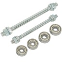 Колесная ось передняя задняя ROMET KOMAR OGAR 4x BEARINGS