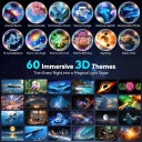 Голограмний 3D-проектор - 60 динамічних сцен з космічною тематикою