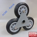 Колеса Star Wheel для лестничной тележки, оцинкованные, польского производства, 150кг