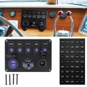 MULTIFUNCTIONAL PANEL MANAGEMENT CHARGER USB NEST CIGARETTE LIGHTER 12 - 24 V  photo 8