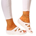 ШЛЕПАНЦЫ ЖЕНСКИЕ ОРТОПЕДИЧЕСКИЕ НА ЛИПУЧКЕ, ПРИШИВАННЫЕ КОЖАНЫЕ