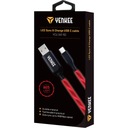 Кабель Yenkee 1м USB 2.0 USB-C тип C, СВЕТЯЩИЙСЯ светодиод для автомобиля 100см