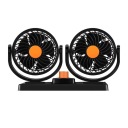ВЕНТИЛЯТОР АВТО 360 ° ПОВОРОТНИЙ ВЕНТИЛЯТОР ОХОЛОДЖУЮЧИЙ 2 ШВИДКОСТІ DWUGLOWICOWY ВЕНТИЛЯТОР DO POJAZDOW  фото 7