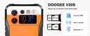 Смартфон DOOGEE V20S, 32 ГБ/256 ГБ, 6,43 дюйма, AMOLED, FHD, 6000 мАч, Android 13, 5G, WIFI