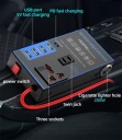 INWERTER БОРТОВИЙ 12V24V DO 220V БАГАТОФУНКЦІОНАЛЬНИЙ O DUZEJ ПОТУЖНОСТІ 1500W  (17599276346) фото min 8