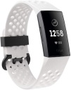 Спортивный ремешок для умных часов Fitbit Charge 3, белый