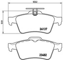 KOCKY HAM. FOCUS C-MAX TYL BREMBO Strana krytu zadná