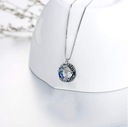 Серебряное женское ожерелье Серебряные украшения 925 пробы Подарочная гравировка Древо жизни