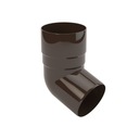 Колено водосточное 90мм GAMRAT коричневый RAL8019