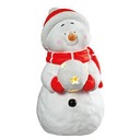 СНЕГОВИК СО СВЕТОДИОДНЫМ ШАРОМ XL ФИГУРКА ПРАЗДНИЧНОЕ УКРАШЕНИЕ