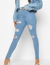 BOOHOO SPODNIE DAMSKIE JEANSOWE 42 XL 42 XL B00