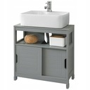 FRG128-SG skrinka pod umývadlo, kúpeľňový nábytok, kúpeľňová skrinka s po Typ pod umývadlo