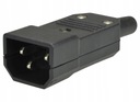 3-контактный разъем переменного тока IEC IEC320 C14 для компьютера ИБП