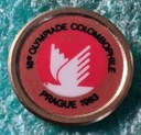 ЗНАК 18-Й ОЛИМПИАДСКОЙ ГОЛУБИ FCI ПРАГА 1983 ГОДА - УМЕНЬШЕННАЯ ВЕРСИЯ