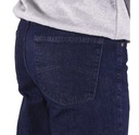 Pánske džínsy Džínsy klasické JEDNODUCHÁ TMAVO MODRÁ 33 Dĺžka nohavíc dlhá