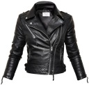 # HM41 __ RAMONES _ LEATHER _ весенняя классическая потрясающая женская КУРТКА __XL