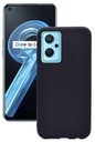 Матовый черный матовый задний чехол для Realme 9i
