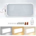 ПОТУЖНА ФАРА 198 LED (СВІТЛОДІОД) КАБІНА DO ПРИЧІП KEMPINGOWYCH 15W Z PRZELACZNIKIEM  (18888647705) фото min 8
