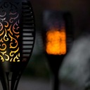 Светодиодный садовый светильник SOLAR со встроенным пламенем, большой XL
